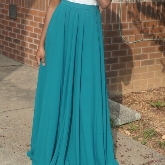Dresses & Skirts - Final Markdown | Green Maxi Skirt